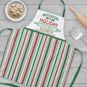 Holiday Baking Team Christmas Cookie Party Green Apron