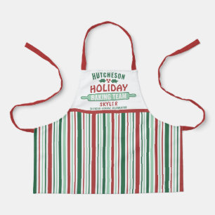 Holiday Baking Team Christmas Cookie Party Kids Apron
