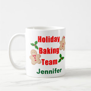 Holiday Baking Team Gingerbread Cookies Coffee Mug
