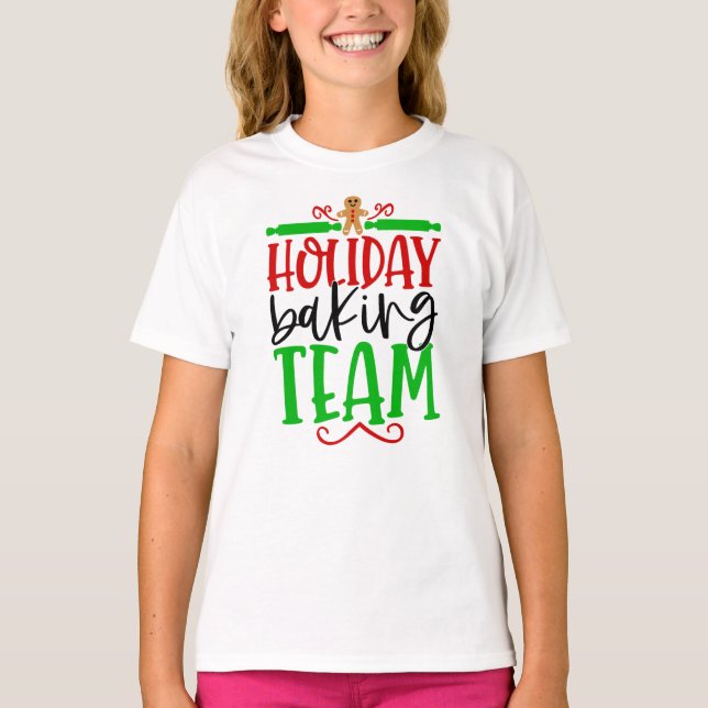 Holiday Baking Team T-Shirt (Front)