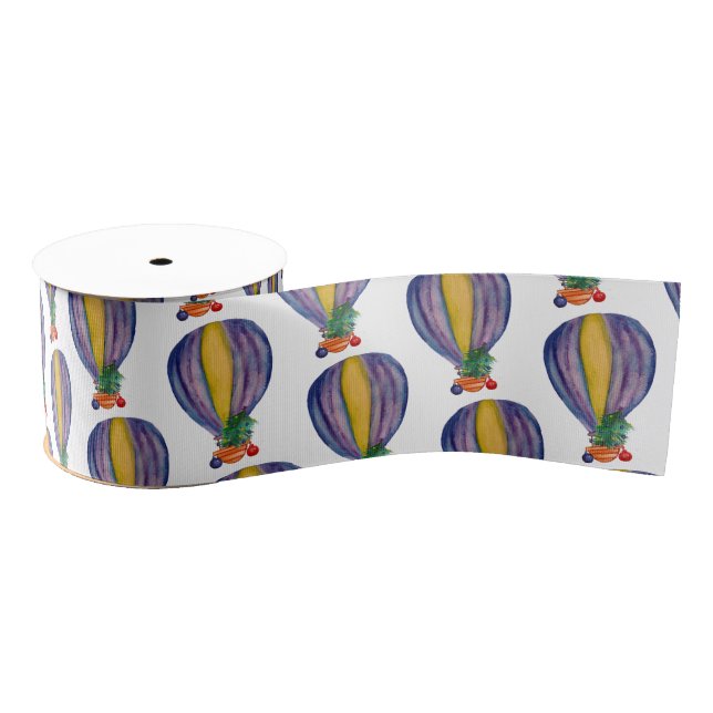 Holiday Balloon Grosgrain Ribbon (Spool)