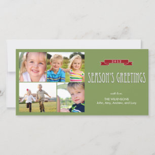 Holiday Banner Holiday Photo Card