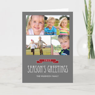 Holiday Banner Holiday Photo Card