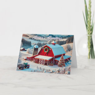 Holiday Barn Christmas Card