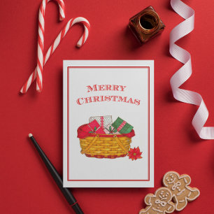 Holiday Basket Christmas Card