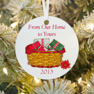 Holiday Basket Christmas Ornament