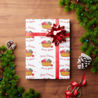 Holiday Basket Personalised Wrapping Paper