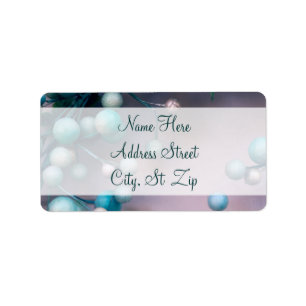 Holiday Berry Wreath Christmas Address Labels