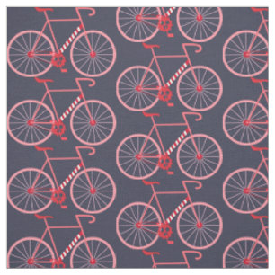 Holiday Bicycles Fabric