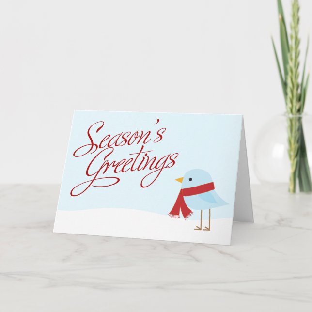 Holiday Bird Greeting Cards (Front)