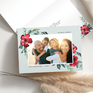 Holiday Blossoms Folded Photo