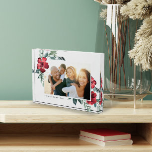 Holiday Blossoms Photo Block