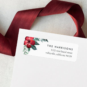 Holiday Blossoms Return Address