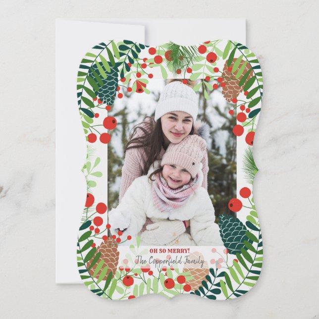 Holiday Bold Photo Card (Front)