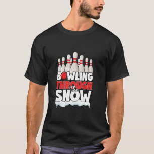 Holiday Bowling Team Santa Bowling Funny Christmas T-Shirt
