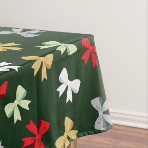 Holiday Bows Tablecloth