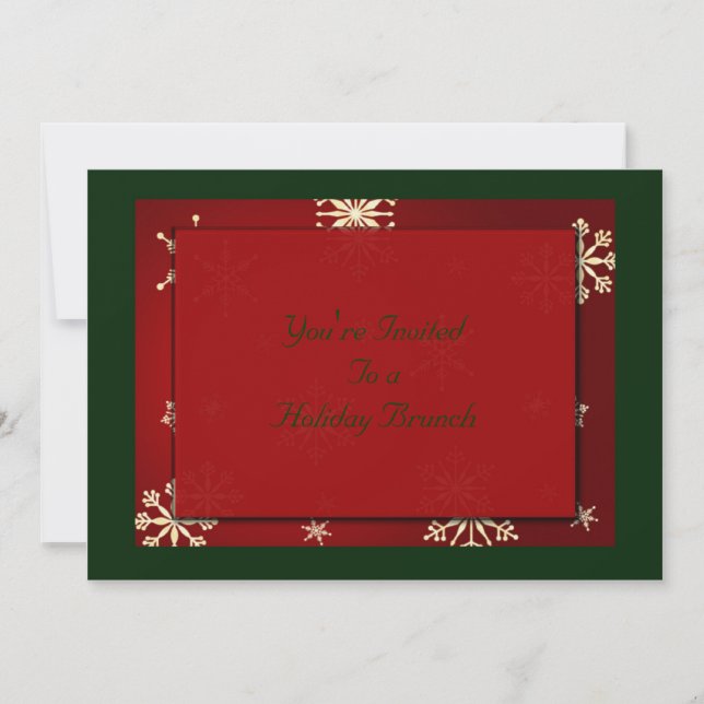 Holiday Brunch Invitation (Front)