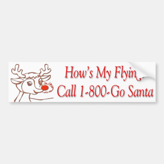 Holiday Bumper Sticker (Front)