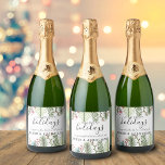 Holiday Business Foliage Christmas Sparkling Wine Label<br><div class="desc">Festive holiday leaves and berries,  Christmas Bottle Labels. Great for Christmas parties,  restaurants and holiday events. Festive and cheerful,  these bottle labels will be sure to impress your guests.</div>