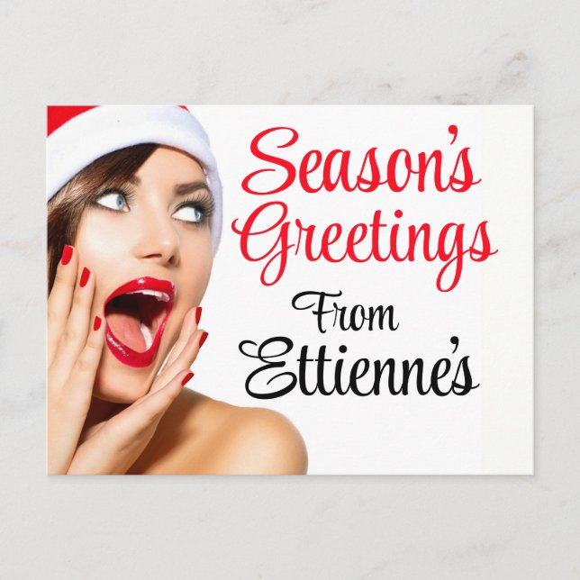 Holiday Business Postcard / Invitation (Front)