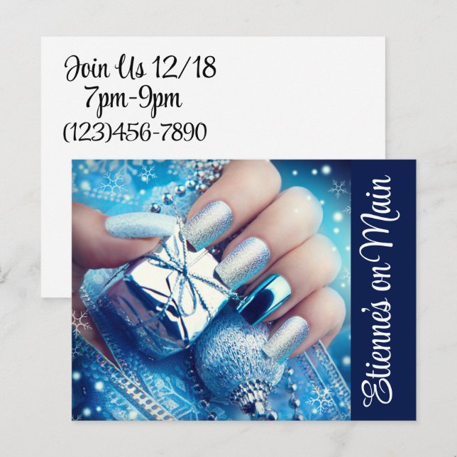 Holiday Business Postcard / Invitation (Front/Back)