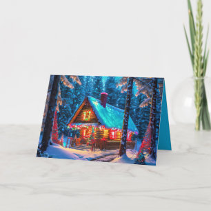 Holiday Cabin Card