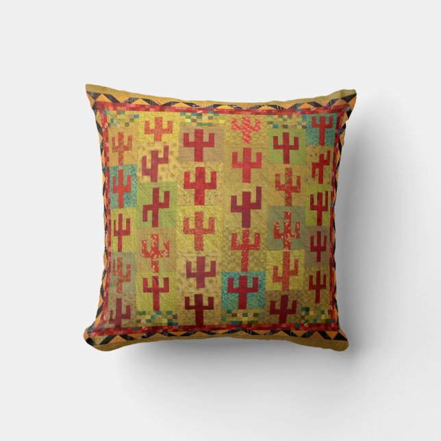 Holiday Cactus Cushion (Front)