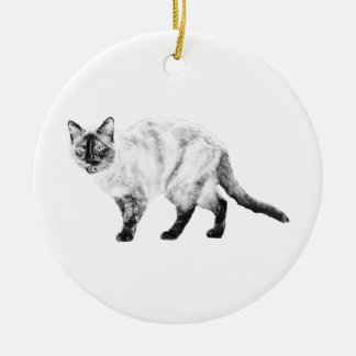 Holiday Calm, Soft Cat Ornament