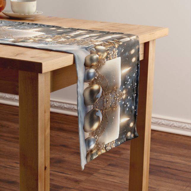 Holiday Candles Table Runner (In Situ)