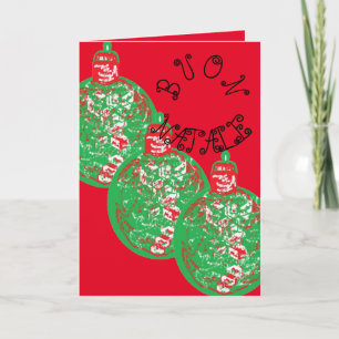 Holiday Card Buon Natale Merry Christmas Italian