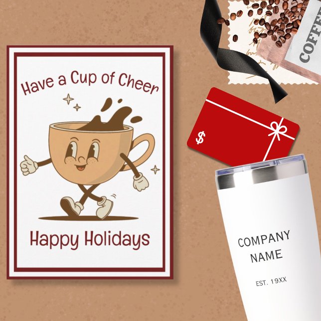 Holiday Card - Corporate Seasonal Gift Cards (Company Branded Gift  Ideas for Employees)
