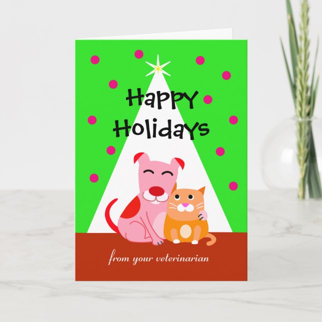 Holiday Card from Pet Care Professional (Front)