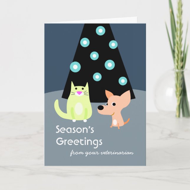 Holiday Card from Veterinarian (Front)