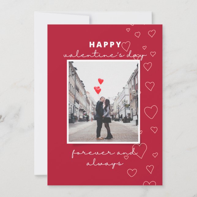 holiday card, happy valentines day  (Front)