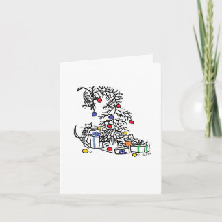 Holiday Card - Kittens vs Christmas Tree