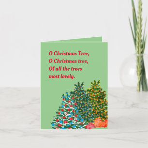 Holiday Card : Love OF The Christmas Tree