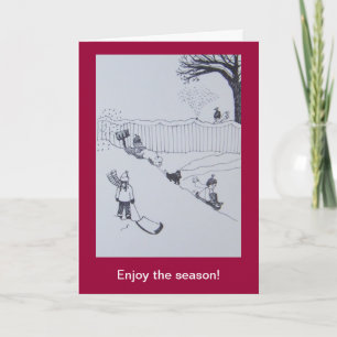 Holiday Card (Neighbourhood Winter Sports)