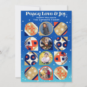 Holiday Card Oversized Ornaments