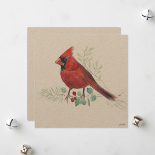 Holiday Cardinal Art