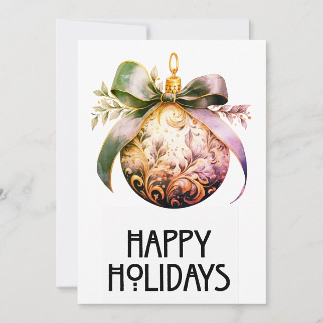 Holiday cards beautiful (Front)
