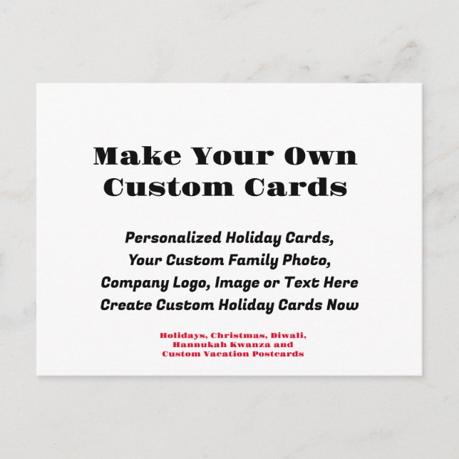 Holiday Cards, Custom Holiday Photo Cards (Front)