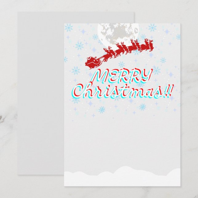 Holiday Cards - Pastel Colours - Christmas (2024) (Front/Back)