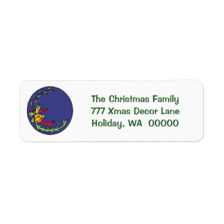 Holiday Cards Return Address Label