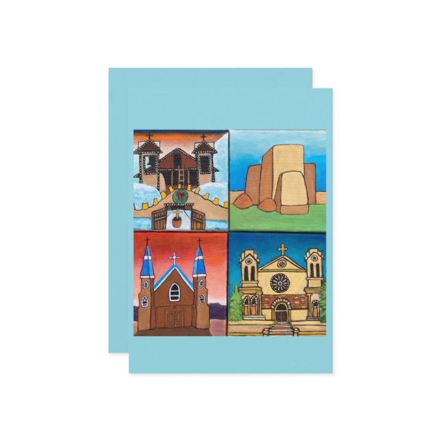 Holiday Cards: Sacred Sites of New Mexico  (Front/Back In Situ)