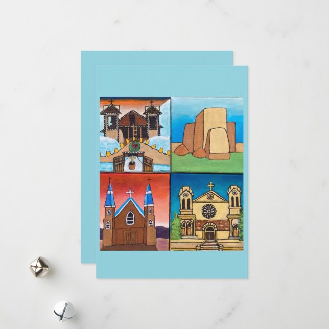Holiday Cards: Sacred Sites of New Mexico  Card (Front/Back In Situ)