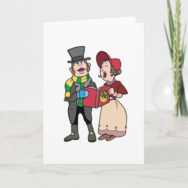Holiday Carolers Card (Front)
