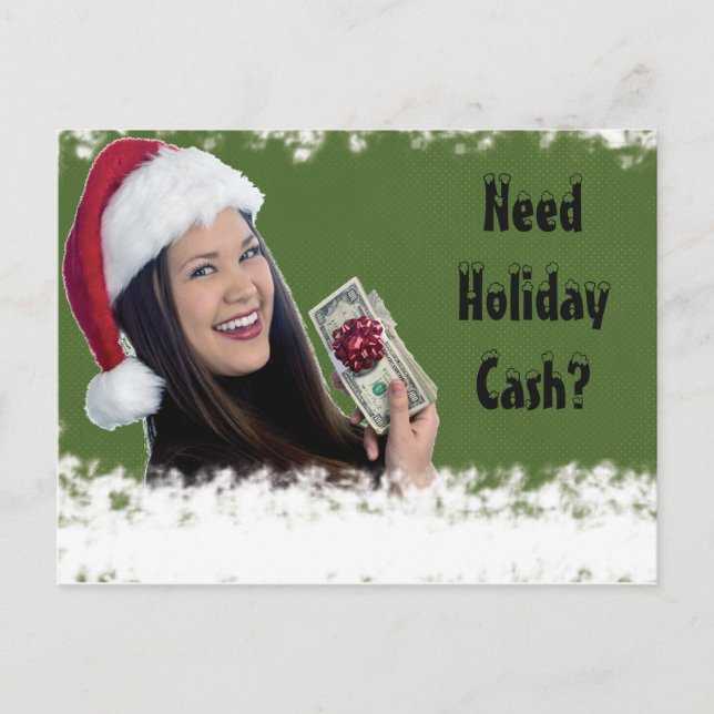 Holiday Cash Postcard (Front)