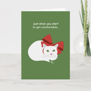 Holiday Cat Greeting Card