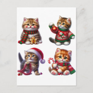 Holiday Cat Magic December Calendar 2026 Edition Postcard