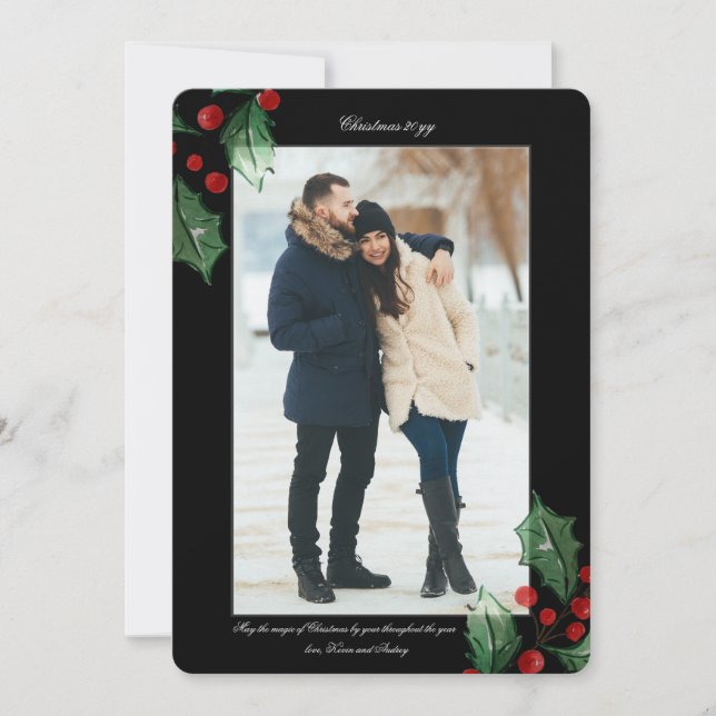 Holiday Celebration Photo Card (Front)